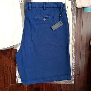 Size 42 Turtleson Bristol Twill Shorts Mens Turtleson Golf Shorts Navy 9" Inseam